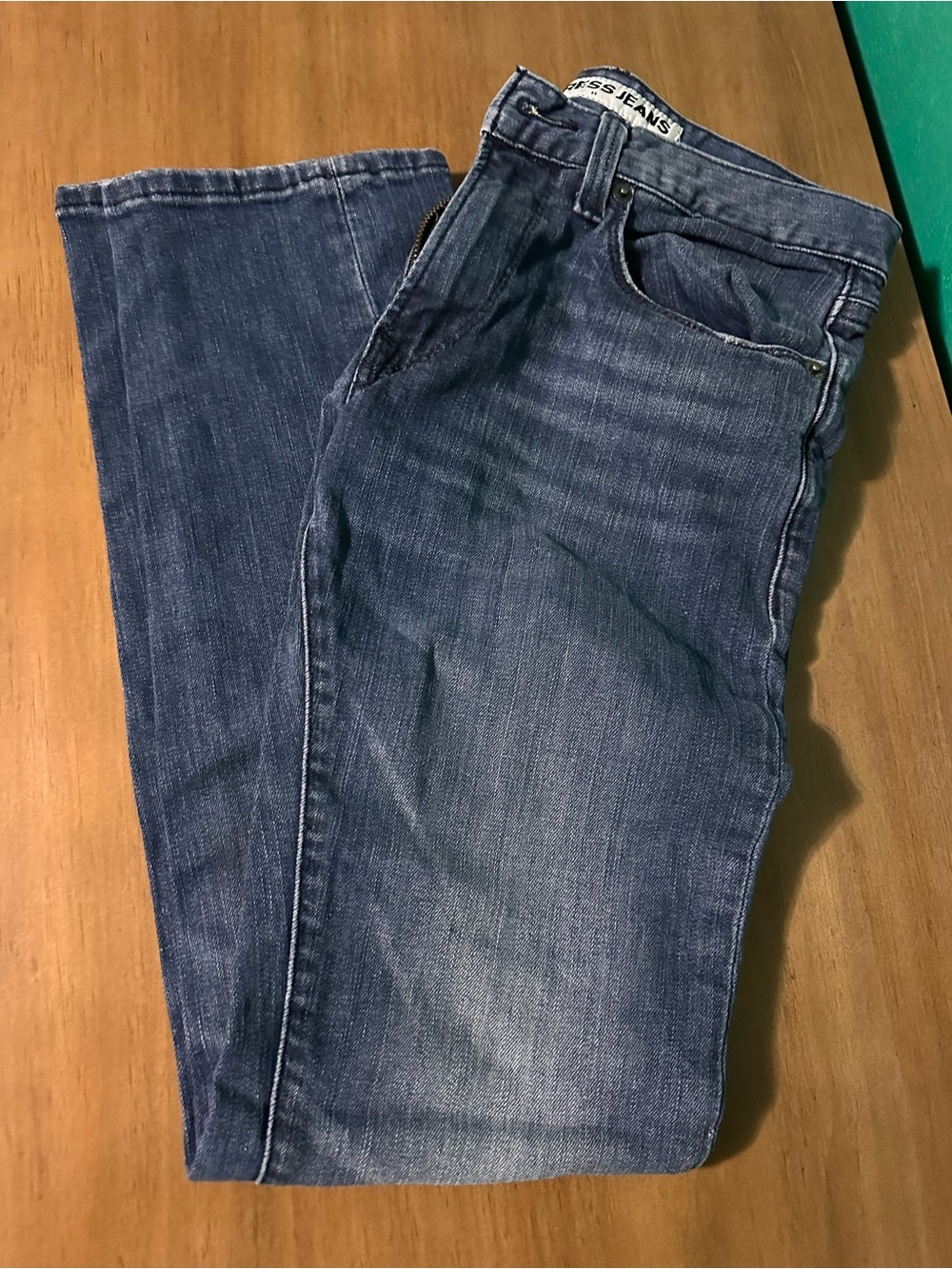 Express Straight Men's Jeans in Faded Blue